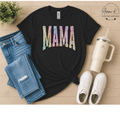 Leopard Print MAMA Graphic Tee