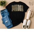 Camo Checkered MAMA Tee